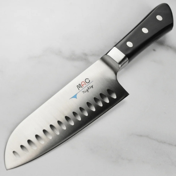 ❤️BUY 2 GET 1 FREE BMAC Knife Professional series 6.5" Santoku w/ dimples MSK-65 - Picture 2 of 16